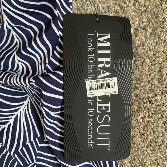 Miraclesuit Tankini Swimsuit Top 10 Love Knot Underwire Flyaway Tummy Control - Picture 7 of 8